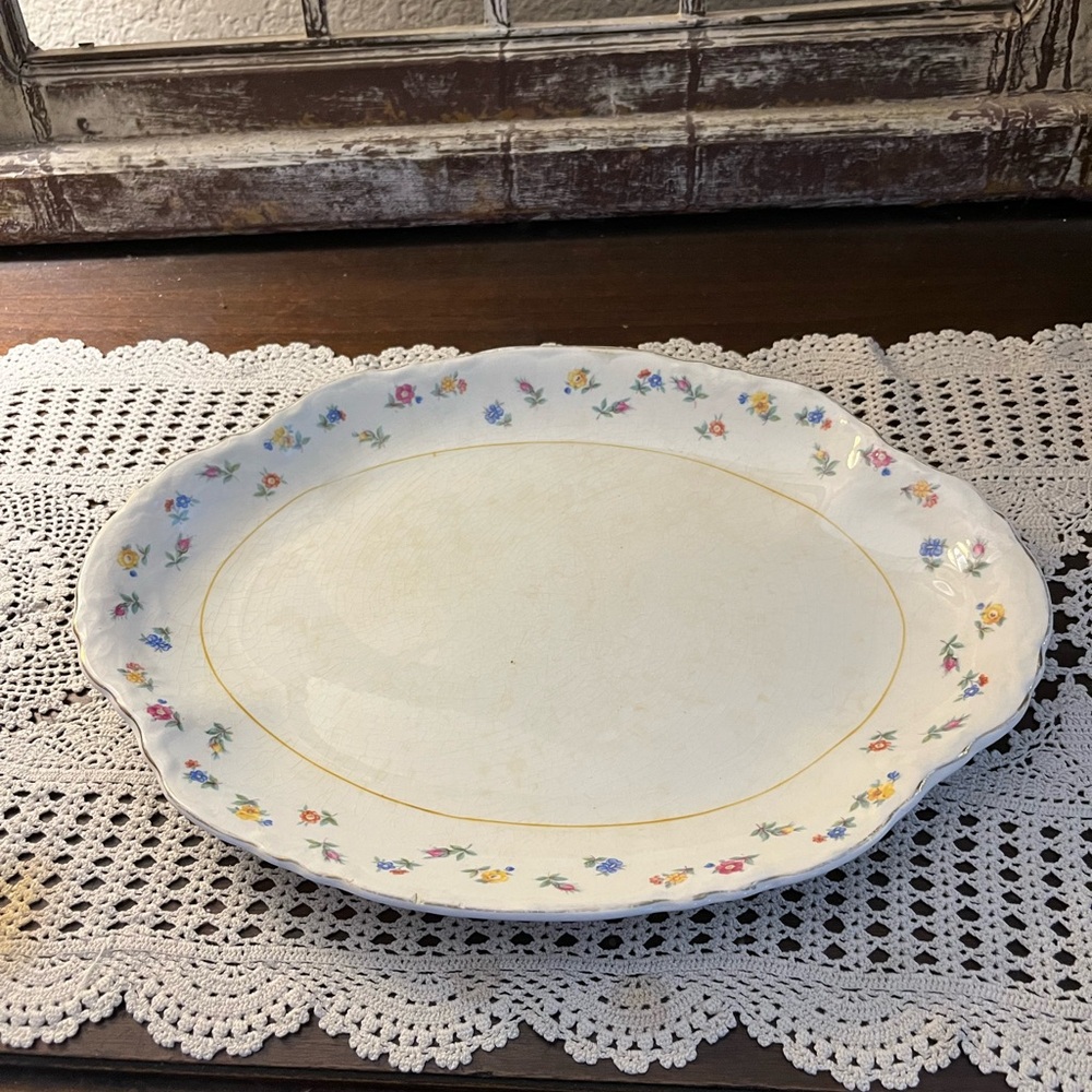 Vintage Radisson W S George Plater , Flower Pattern, Made in USA - Picture 4 of 7